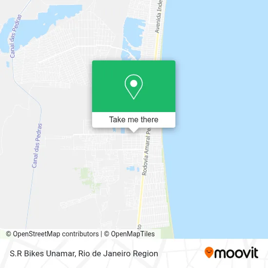 S.R Bikes Unamar map