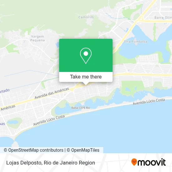 Lojas Delposto map