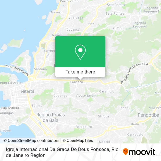 Igreja Internacional Da Graca De Deus Fonseca map