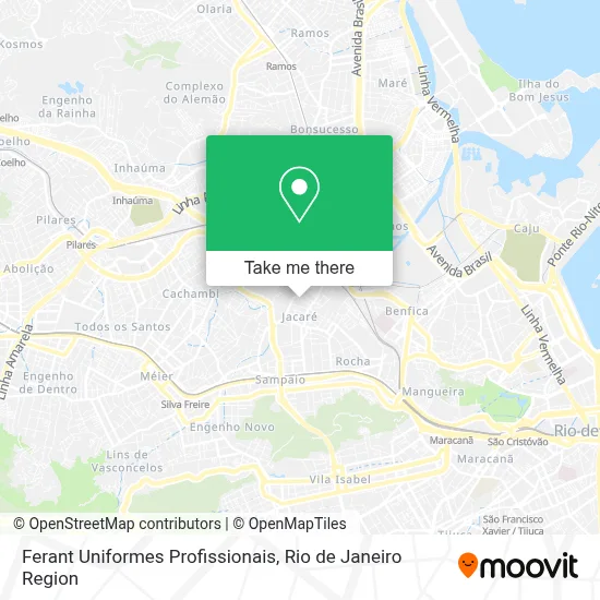 Ferant Uniformes Profissionais map