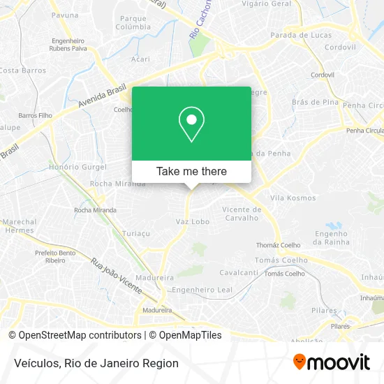 Veículos map
