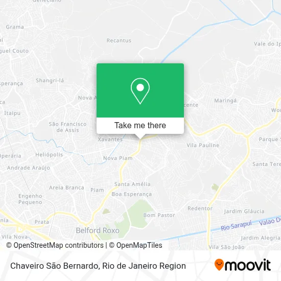 Chaveiro São Bernardo map