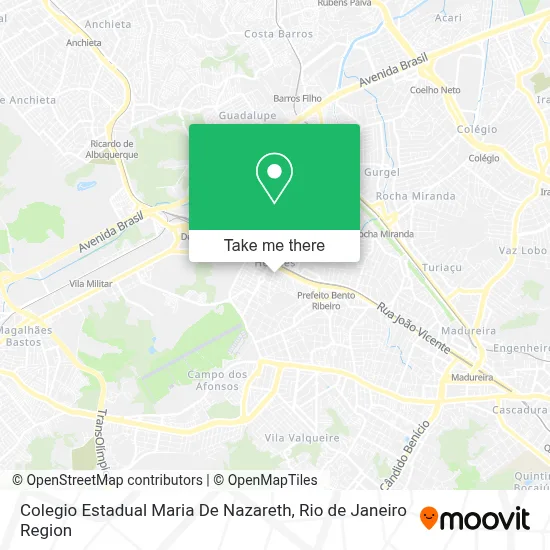 Colegio Estadual Maria De Nazareth map