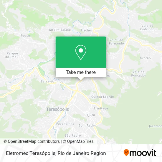 Eletromec Teresópolis map
