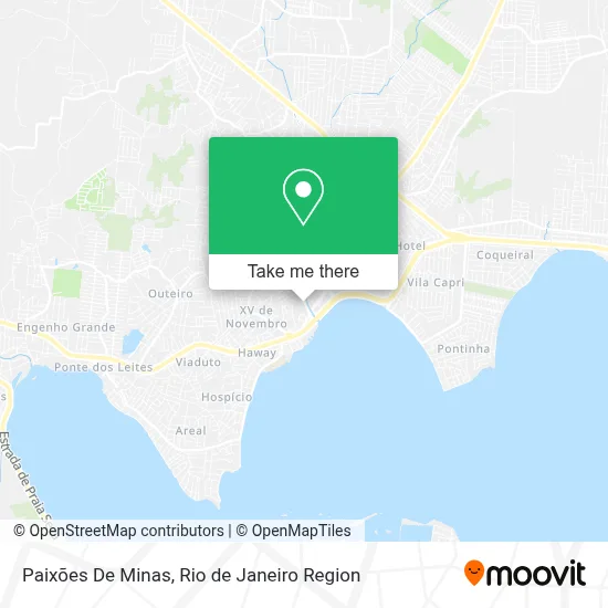 Paixões De Minas map