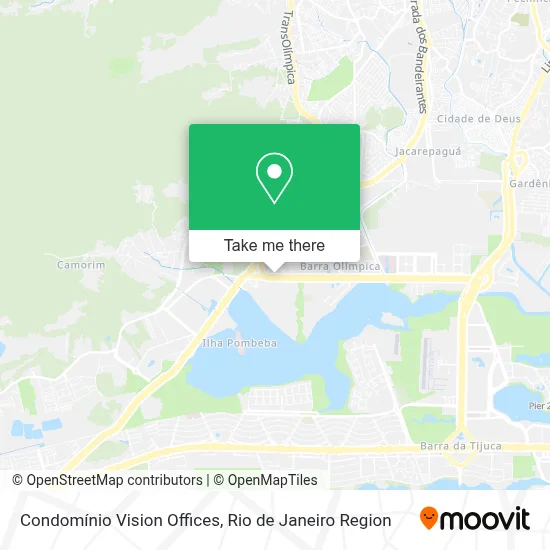Condomínio Vision Offices map