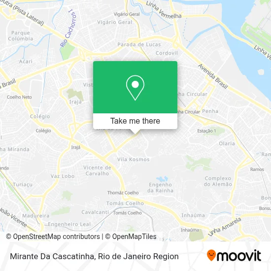 Mirante Da Cascatinha map