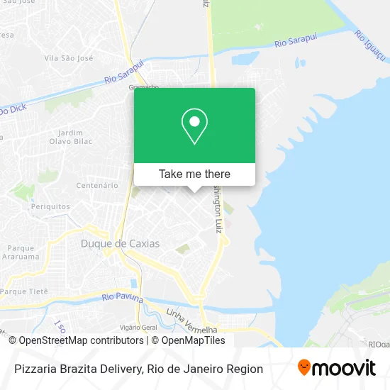 Pizzaria Brazita Delivery map