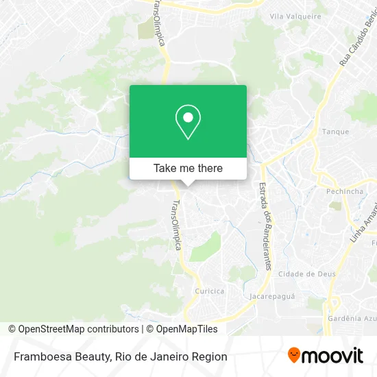 Framboesa Beauty map