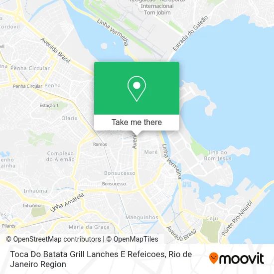 Toca Do Batata Grill Lanches E Refeicoes map