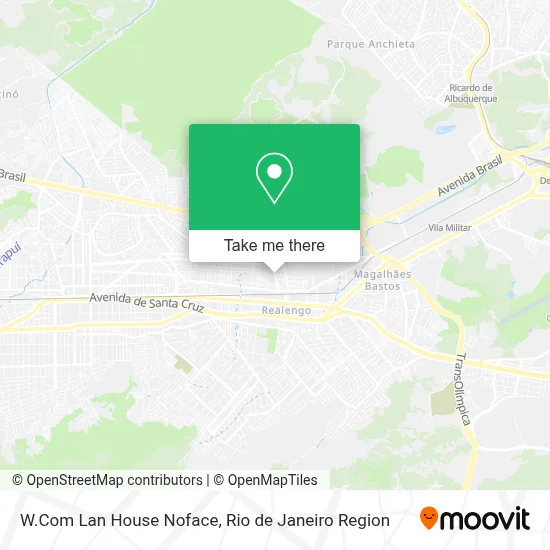 W.Com Lan House Noface map