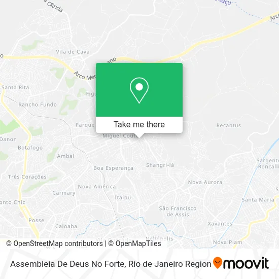 Assembleia De Deus No Forte map