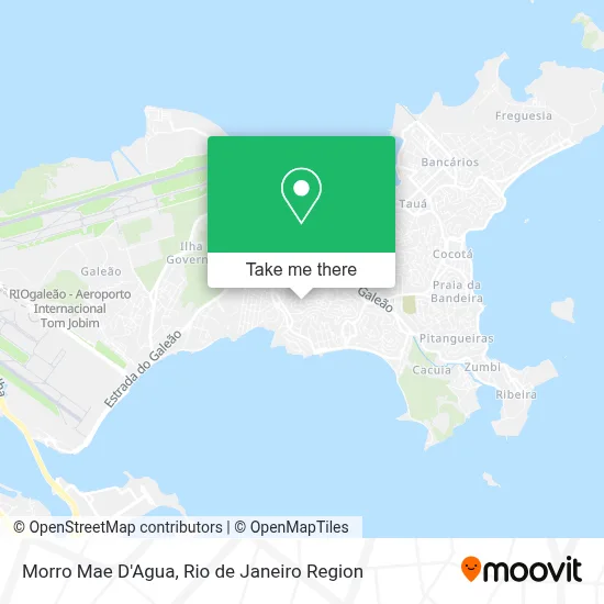 Morro Mae D'Agua map