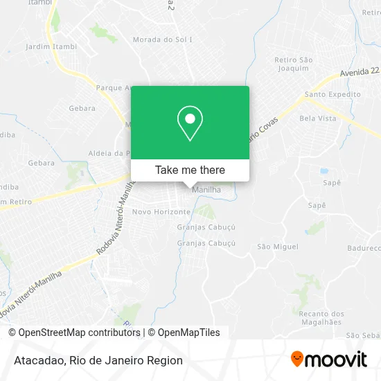 Atacadao map