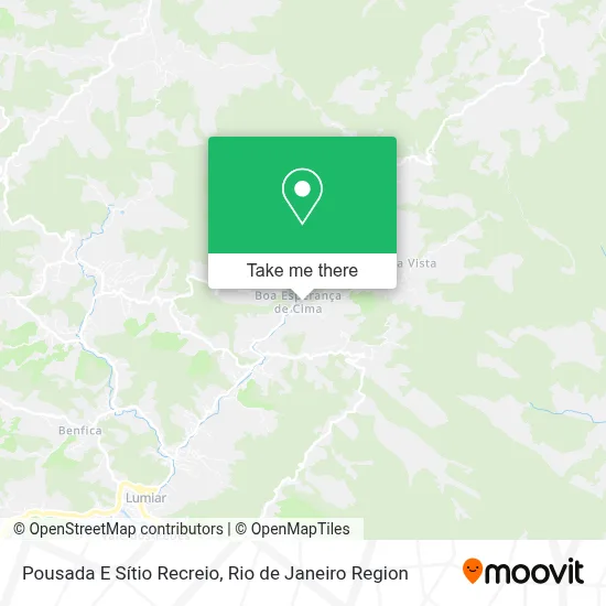 Pousada E Sítio Recreio map