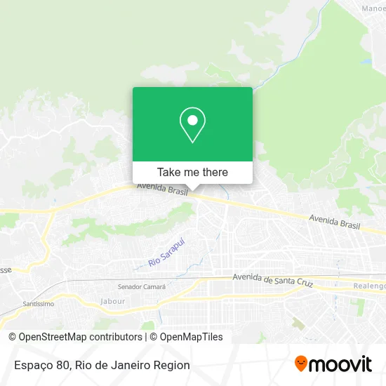 Espaço 80 map