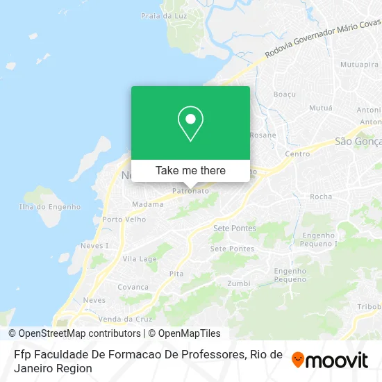 Ffp Faculdade De Formacao De Professores map
