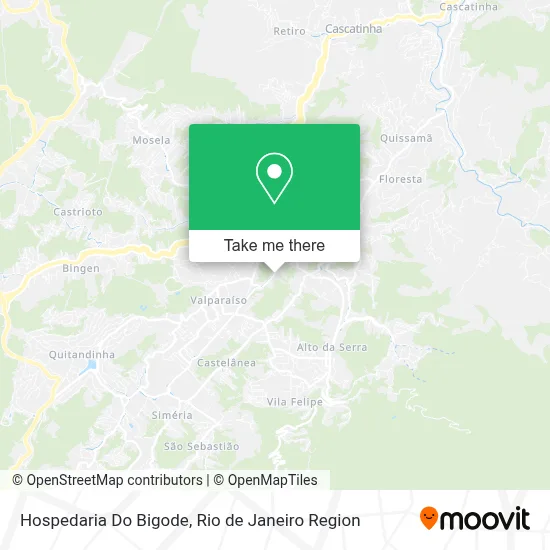 Hospedaria Do Bigode map