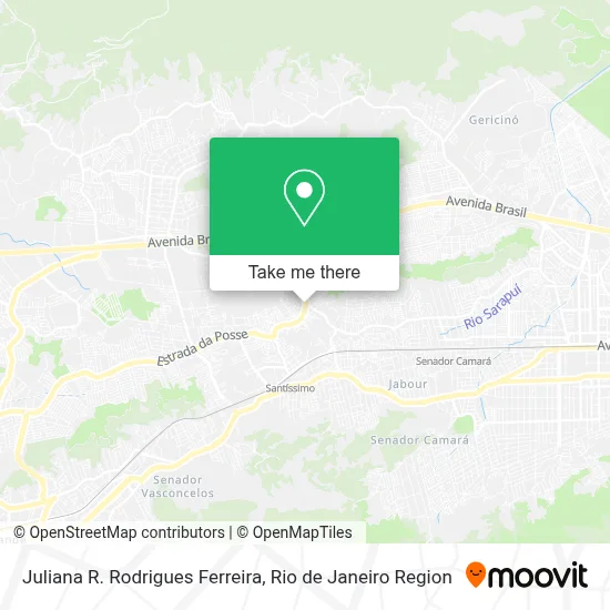 Juliana R. Rodrigues Ferreira map