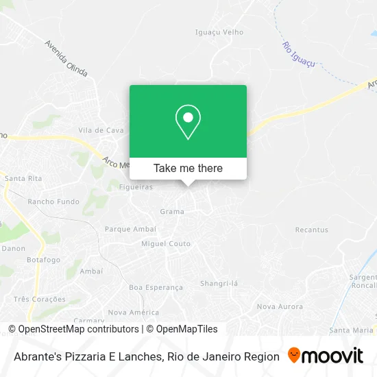 Abrante's Pizzaria E Lanches map