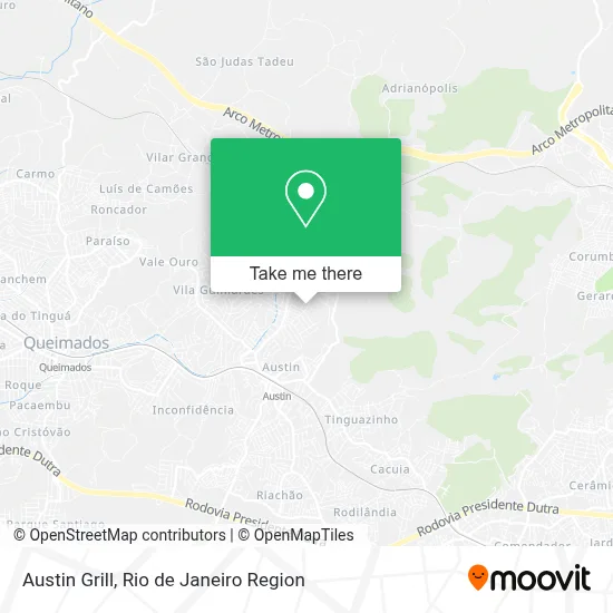 Austin Grill map