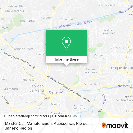 Master Cell Manutencao E Acessorios map