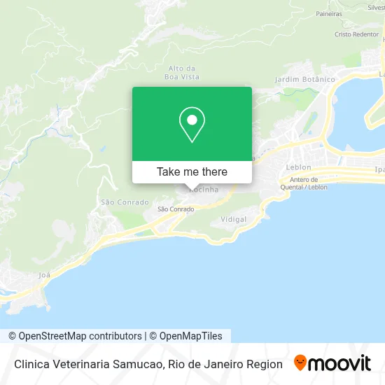 Clinica Veterinaria Samucao map