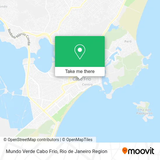 Mundo Verde Cabo Frio map