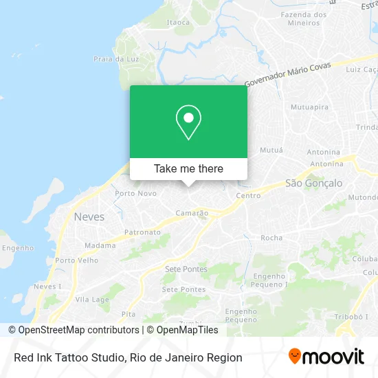 Red Ink Tattoo Studio map