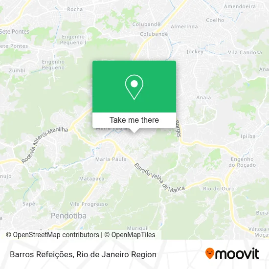 Barros Refeições map
