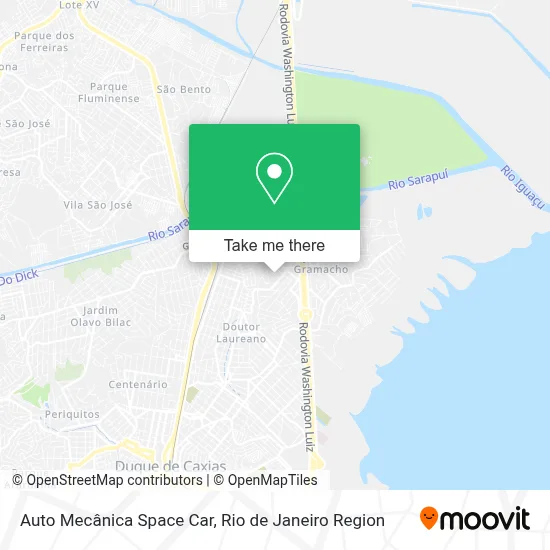 Auto Mecânica Space Car map