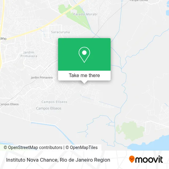 Instituto Nova Chance map