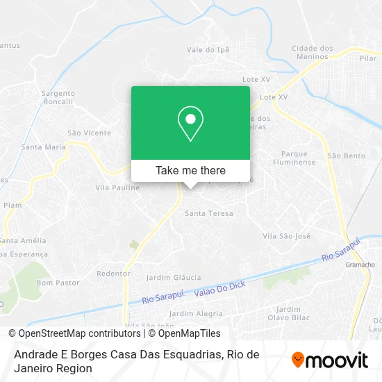 Andrade E Borges Casa Das Esquadrias map