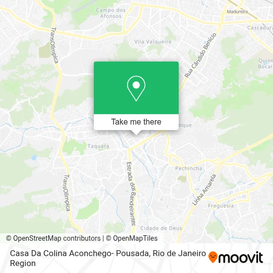 Casa Da Colina Aconchego- Pousada map