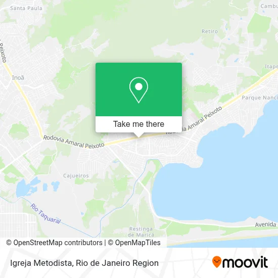 Igreja Metodista map