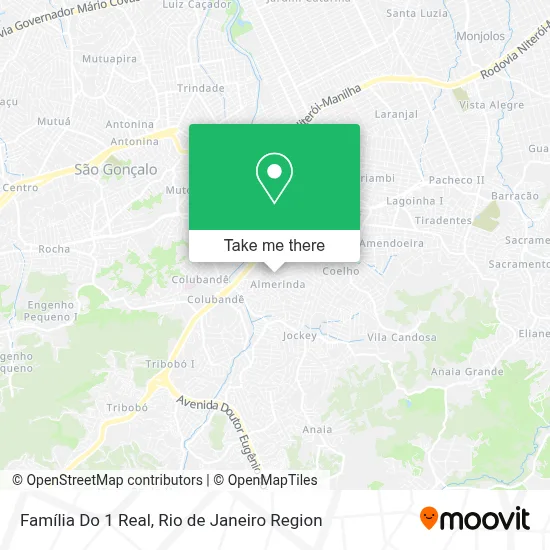 Família Do 1 Real map