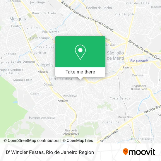 D' Wincler Festas map