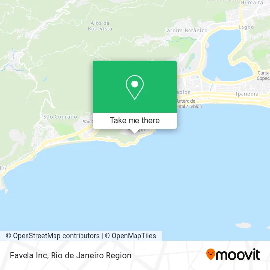 Favela Inc map