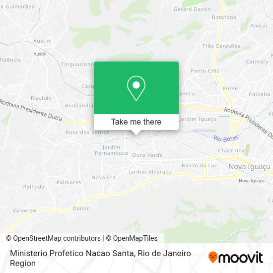 Ministerio Profetico Nacao Santa map