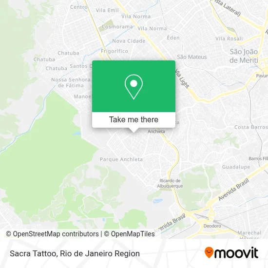 Sacra Tattoo map