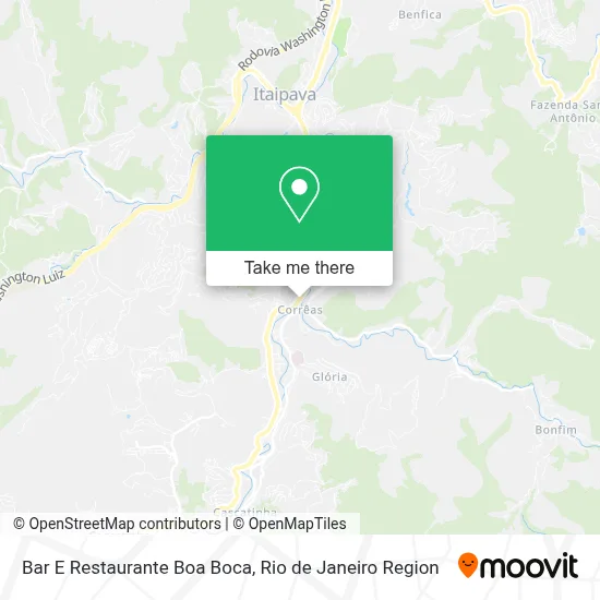 Bar E Restaurante Boa Boca map
