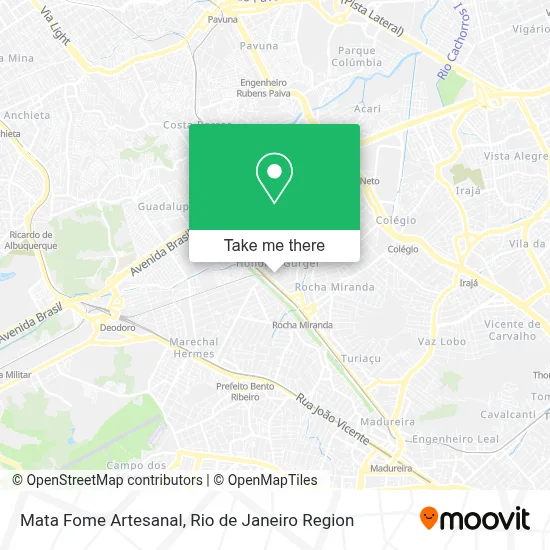 Mata Fome Artesanal map