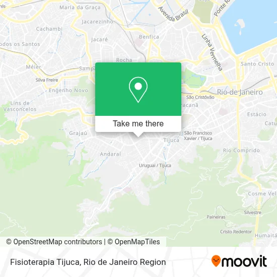 Fisioterapia Tijuca map