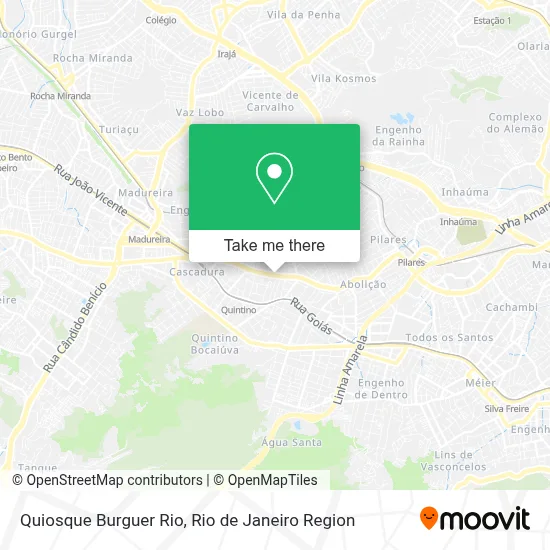 Quiosque Burguer Rio map