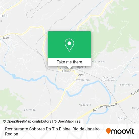 Restaurante Sabores Da Tia Elaine map