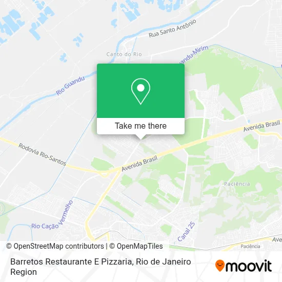 Barretos Restaurante E Pizzaria map