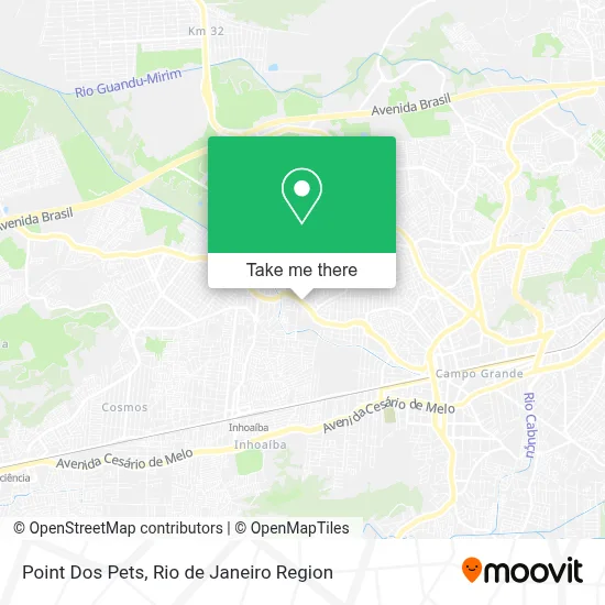 Point Dos Pets map