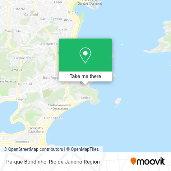 Parque Bondinho map