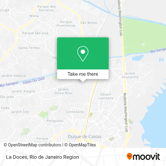 La Doces map