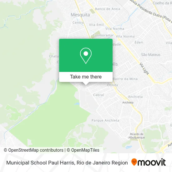 Municipal School Paul Harris map